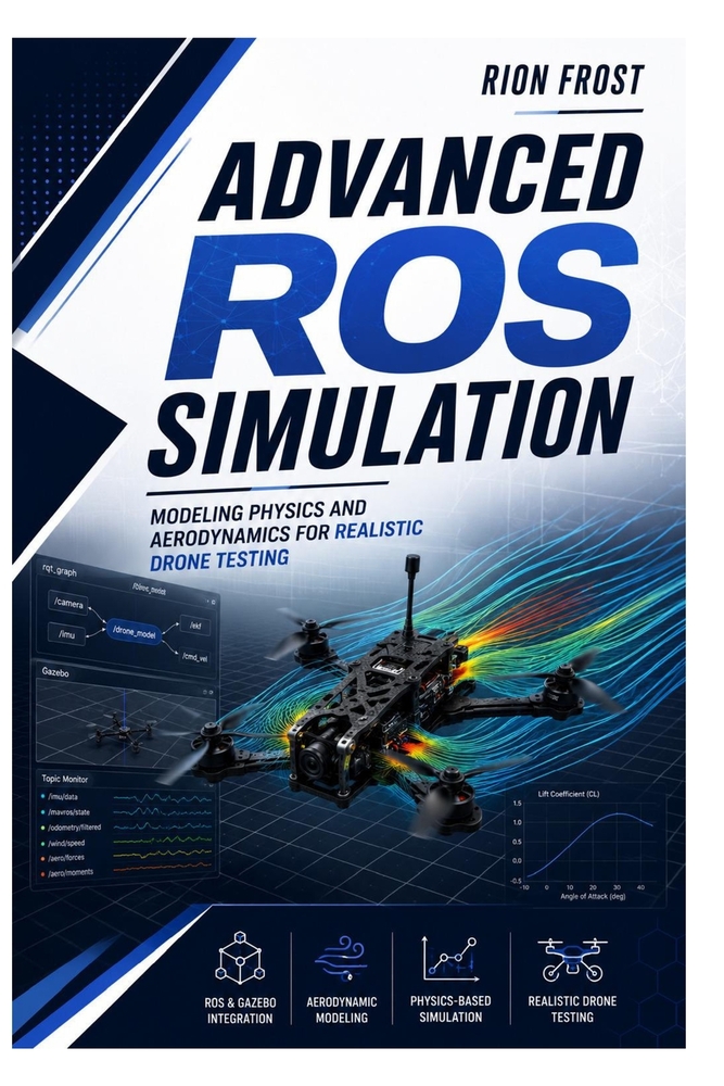 Advanced ROS Simulation: Modeling Physics and Aerodynamics for Realistic Drone Testing cover