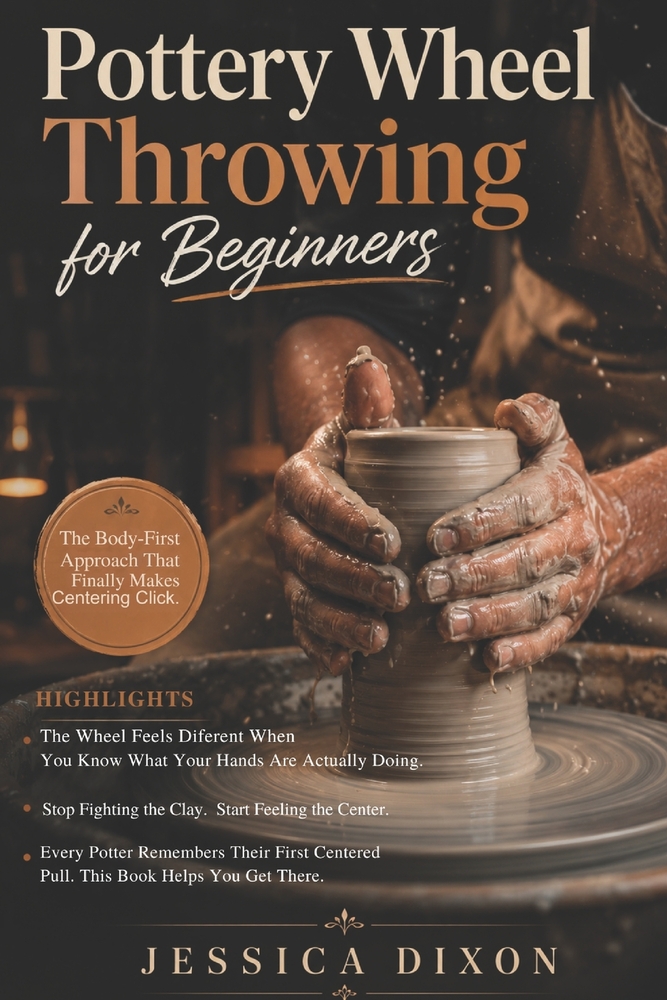 Pottery Wheel Throwing for Beginners: Simple Techniques to Center Clay, Control Pressure, and Throw with Confidence on the Wheel cover