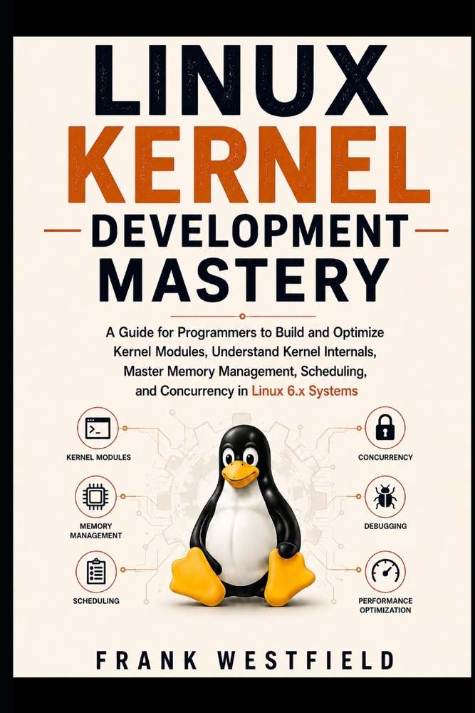 Linux Kernel Development Mastery: A Guide for Programmers to Build and Optimize Kernel Modules, Understand Kernel Internals, Master Memory Management, cover