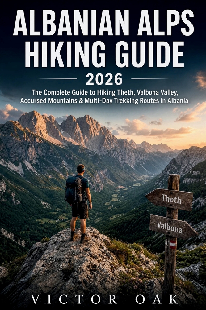 Albanian Alps Hiking Guide 2026: The Complete Guide to Hiking Theth, Valbona Valley, Accursed Mountains & Multi-Day Trekking Routes in Albania cover