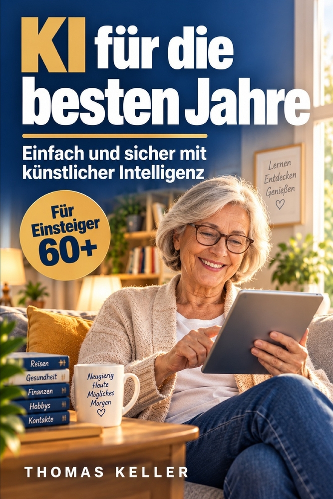 KI für die besten Jahre: Wie Sie künstliche Intelligenz einfach und sicher für sich nutzen cover