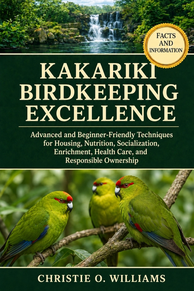 Kakariki Birdkeeping Excellence: Advanced and Beginner-Friendly Techniques for Housing, Nutrition, Socialization, Enrichment, Health Care, and Respons cover