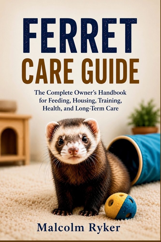 Ferret Care Guide: The Complete Owner's Handbook for Feeding, Housing, Training, Health, and Long-Term Care cover