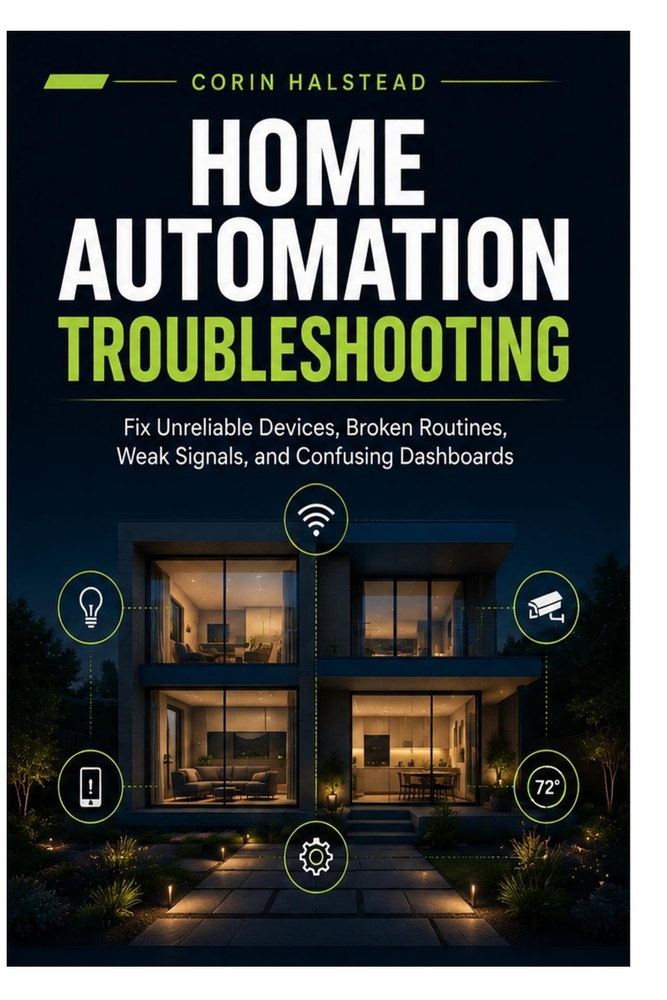 Home Automation Troubleshooting: Fix Unreliable Devices, Broken Routines, Weak Signals, and Confusing Dashboards cover
