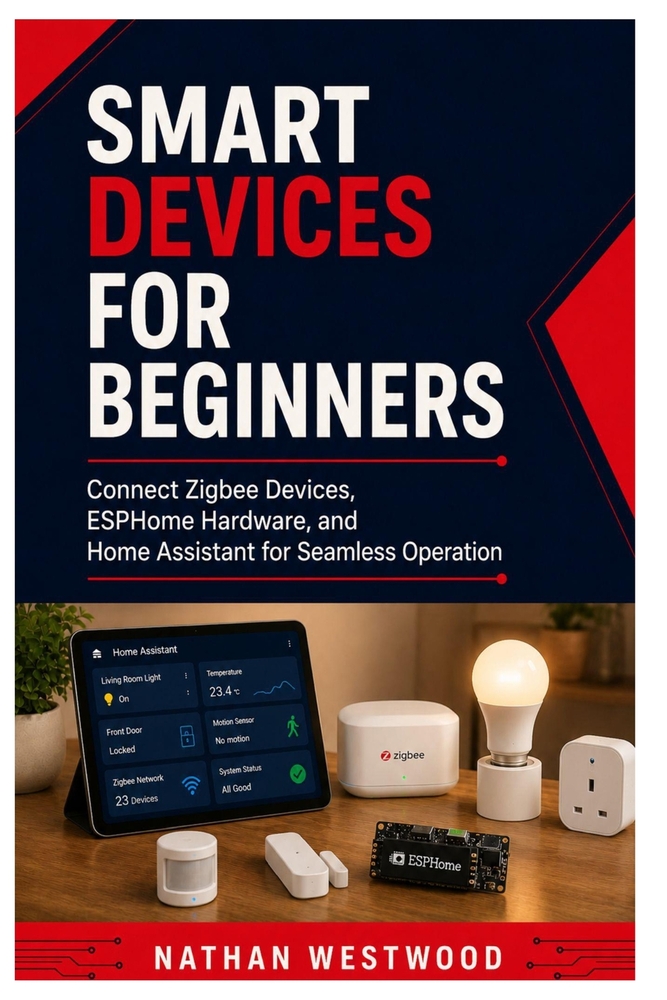Smart Devices for Beginner: Connect Zigbee Devices, ESPHome Hardware, and Home Assistant for Seamless Operation cover