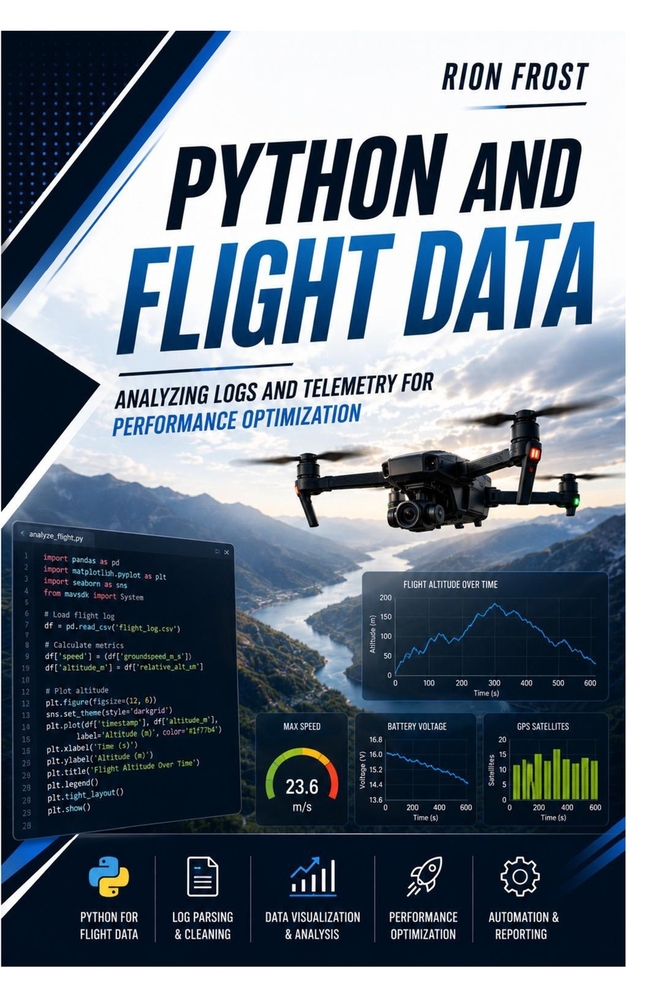 Python and Flight Data: Analyzing Logs and Telemetry for Performance Optimization cover