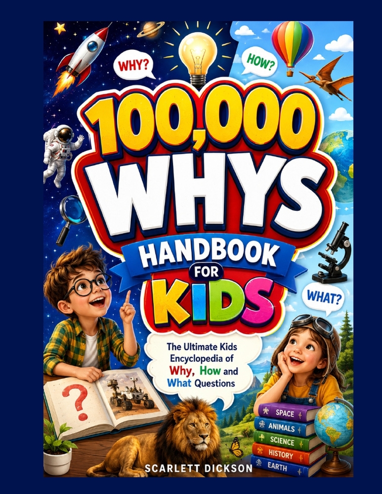 100,000 Whys Handbook for Kids: The Ultimate Kids Encyclopedia of Why, How and What Questions cover