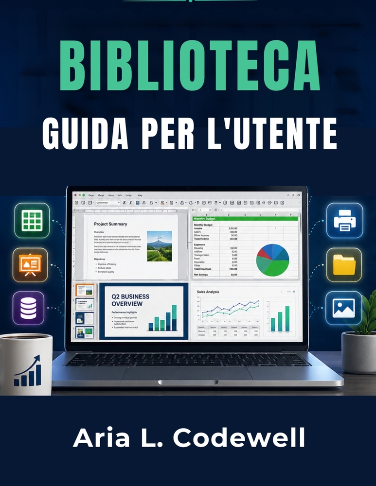 Biblioteca Guida Per L'utente: Attività d'ufficio semplici per principianti e anziani da First Click to Print. cover