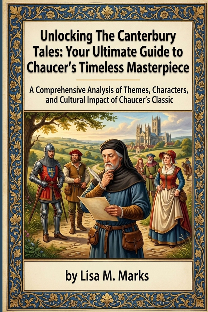 Unlocking The Canterbury Tales: Your Ultimate Guide to Chaucer's Timeless Masterpiece: Explore Themes, Characters, and Historical Context of Geoffrey cover