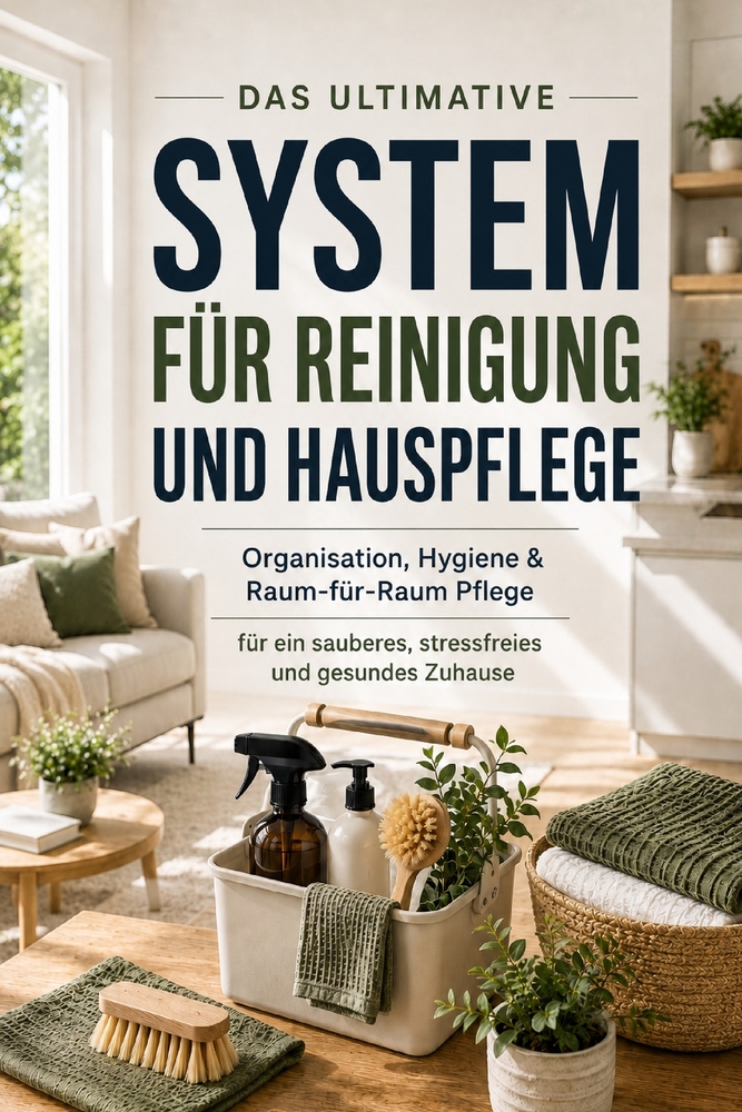 Das Ultimative System Für Reinigung Und Hauspflege: Organisation, Hygiene & Raum-für-Raum Pflege für ein sauberes, stressfreies und gesundes Zuhause cover