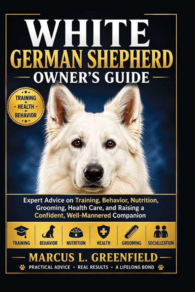 White German Shepherd Owner's Guide: Expert Advice on Training, Behavior, Nutrition, Grooming, Health Care, and Raising a Confident, Well-Mannered Com cover