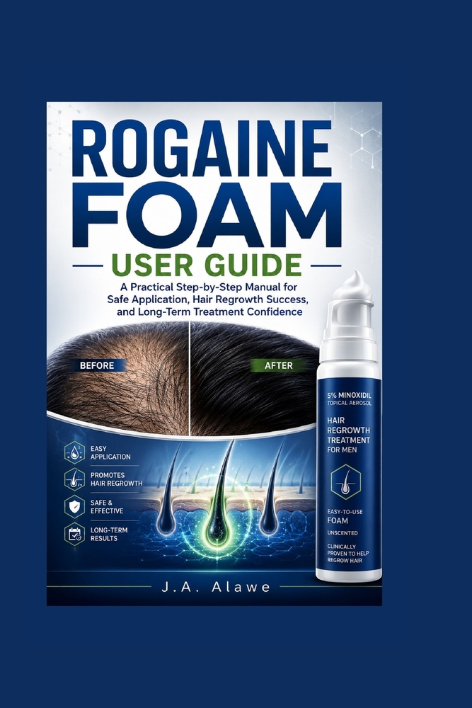 Rogaine Foam User Guide: A Practical Step-by-Step Manual for Safe Application, Hair Regrowth Success, and Long-Term Treatment Confidence cover