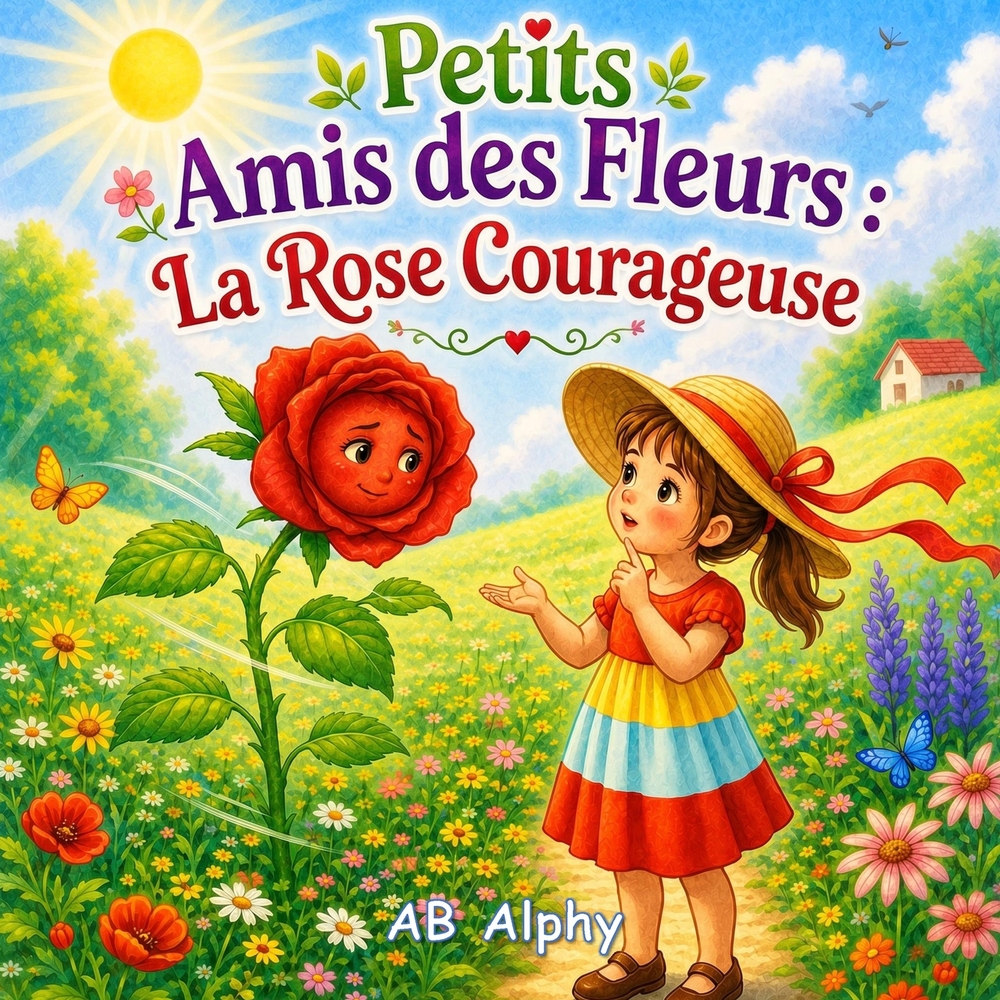Petits Amis des Fleurs: La Rose Courageuse: Une douce histoire sur le courage, la confiance et la bravoure même quand on a peur cover