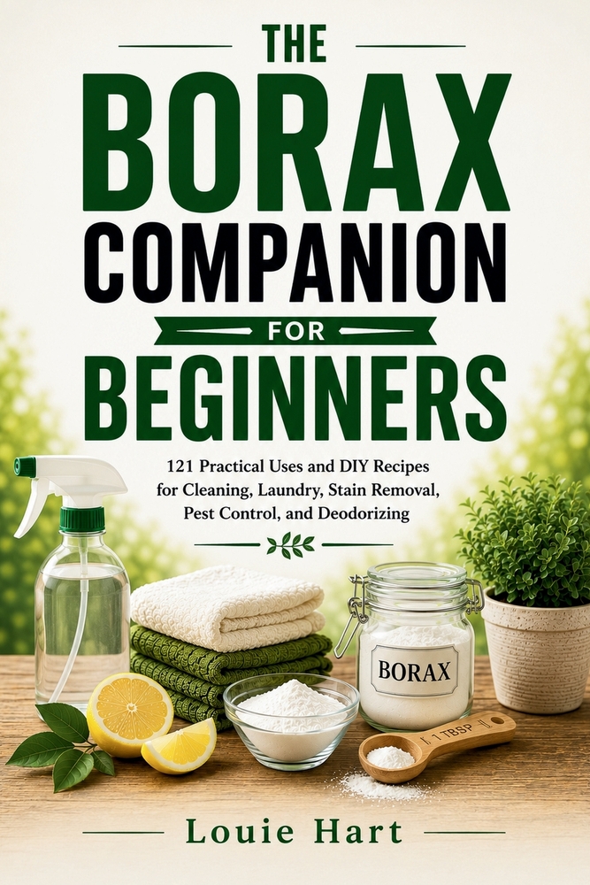 The Borax Companion for Beginners: 121 Practical Uses and DIY Recipes for Cleaning, Laundry, Stain Removal, Pest Control, and Deodorizing cover