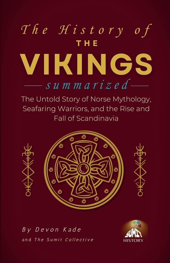 THE HISTORY OF THE VIKINGS Summarized: The Untold Story of Norse Mythology, Seafaring Warriors, and the Rise and Fall of Scandinavia cover