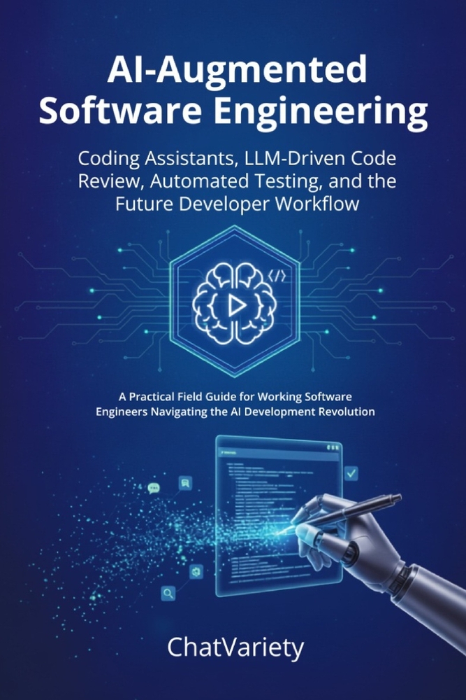 AI-Augmented Software Engineering: Coding Assistants, LLM-Driven Code Review, Automated Testing, and the Future Developer Workflow cover