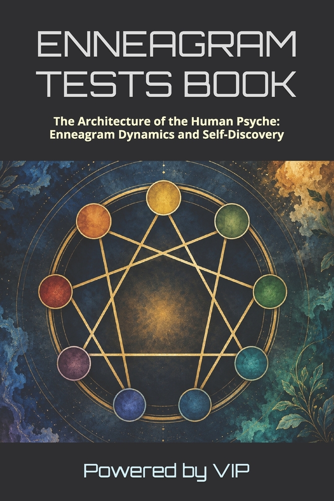 Enneagram Tests Book: The Architecture of the Human Psyche: Enneagram Dynamics and Self-Discovery cover