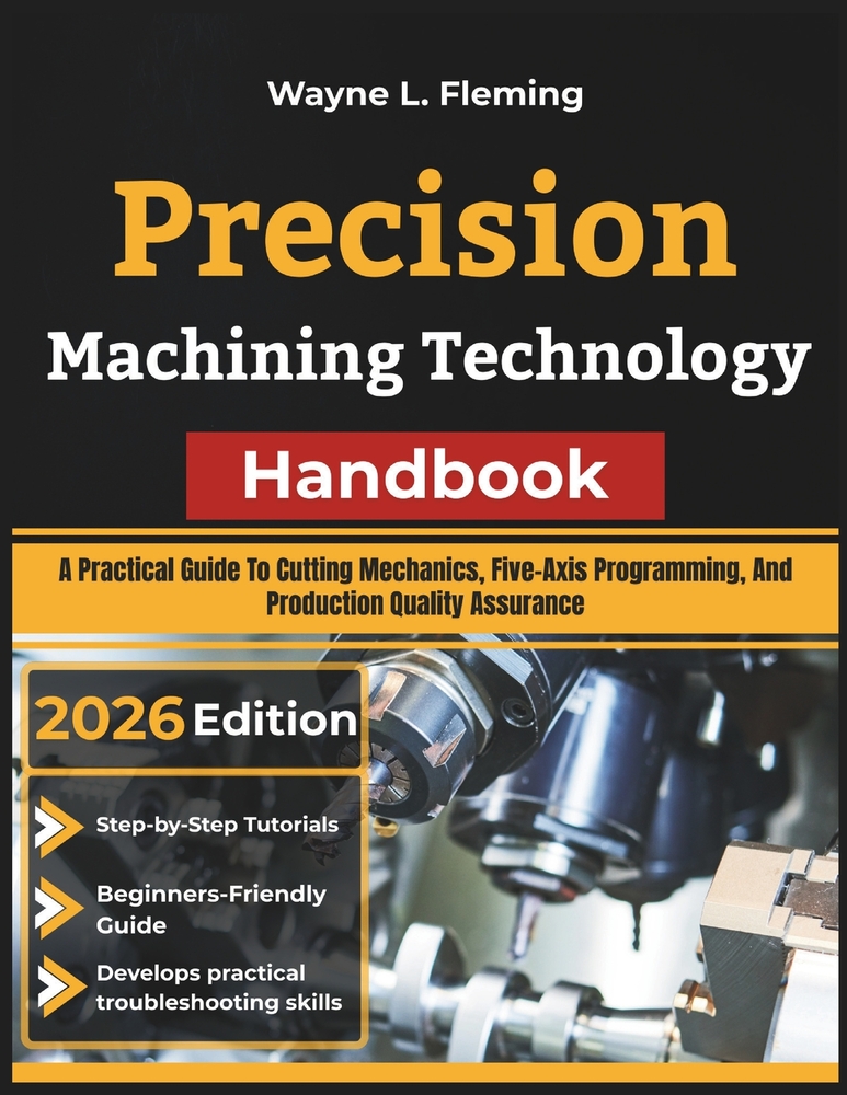 Precision Machining Technology Handbook: A Practical Guide To Cutting Mechanics, Five-Axis Programming, And Production Quality Assurance cover