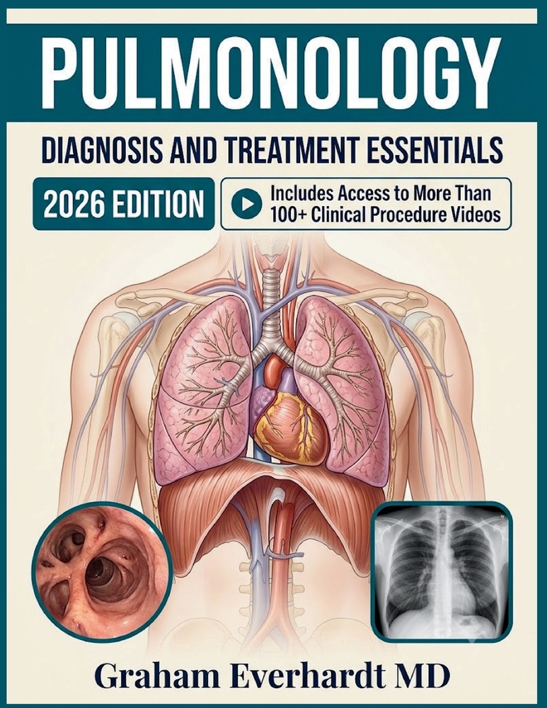 Pulmonology Diagnosis and Treatment Essentials: A Clinical Guide to Respiratory Disease, Ventilation, and Evidence-Based Management cover