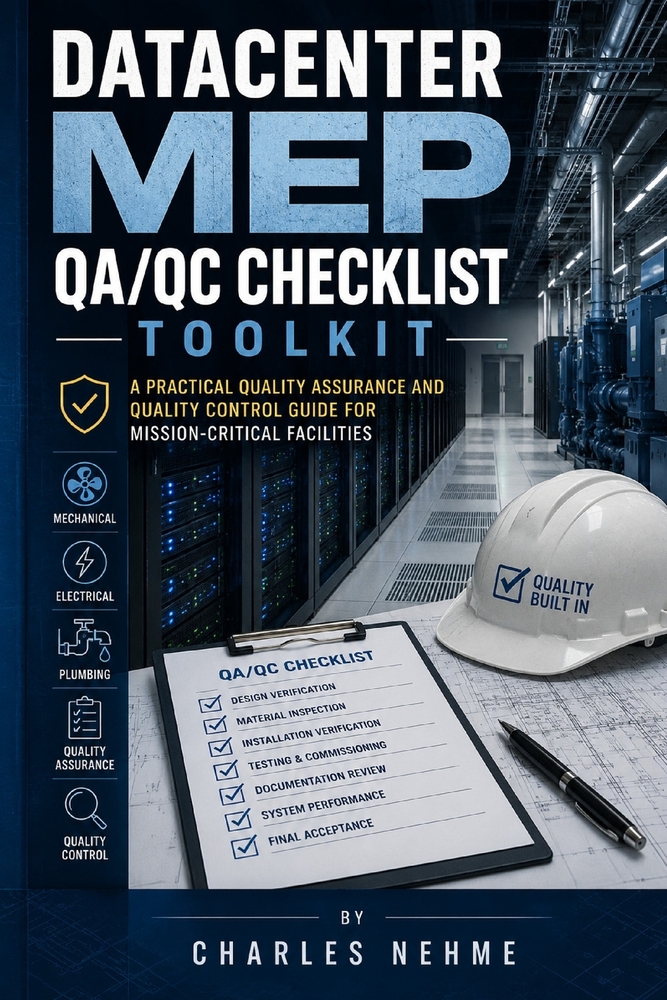 Datacenter MEP QA/QC Checklist Toolkit: A Practical Quality Assurance and Quality Control Guide for Mission-Critical Facilities cover