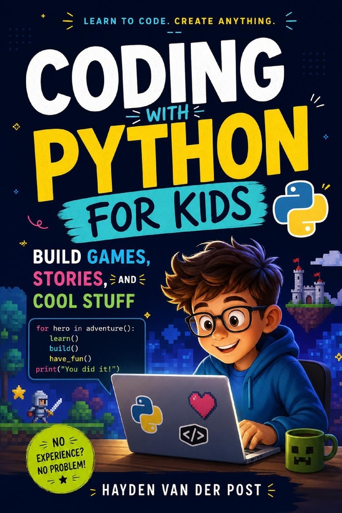 Coding with Python for Kids: Build Games, Stories, and Cool Stuff cover