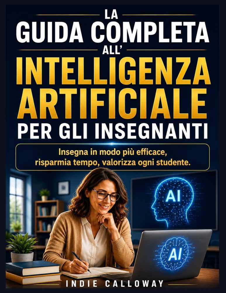 La Guida Completa All'intelligenza Artificiale Per Gli Insegnanti: Insegna in modo più efficace, risparmia tempo, valorizza ogni studente. cover