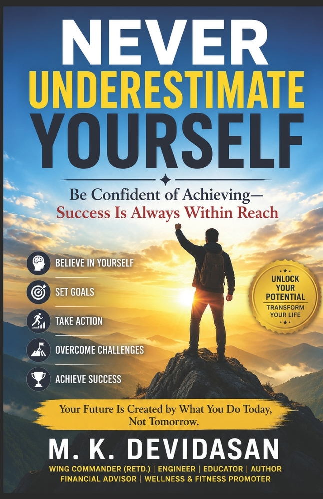 Never Underestimate Yourself: Be Confident of Achieving-Success Is Always Within Reach cover
