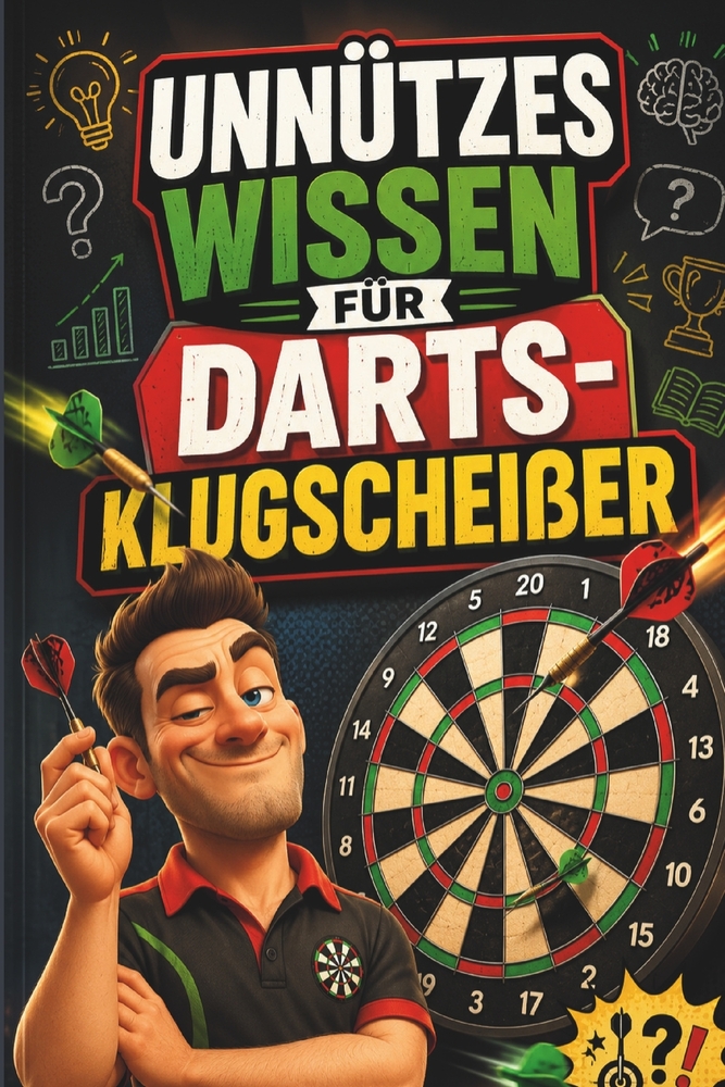Unnützes Wissen für Darts-Klugscheißer: Kuriose & witzige Fakten als Geschenk für Dartsspieler cover