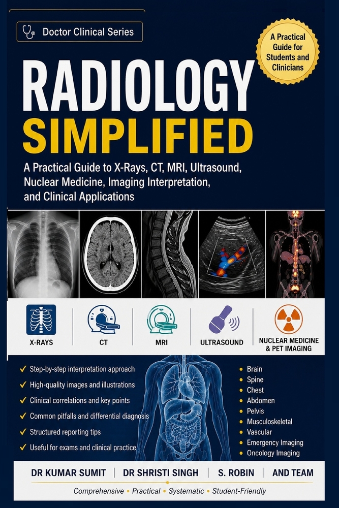 Radiology Simplified: A Practical Guide to X-Rays, CT, MRI, Ultrasound, Nuclear Medicine, Imaging Interpretation, and Clinical Applications cover