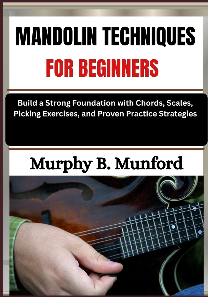 Mandolin Techniques for Beginners: Build a Strong Foundation with Chords, Scales, Picking Exercises, and Proven Practice Strategies cover