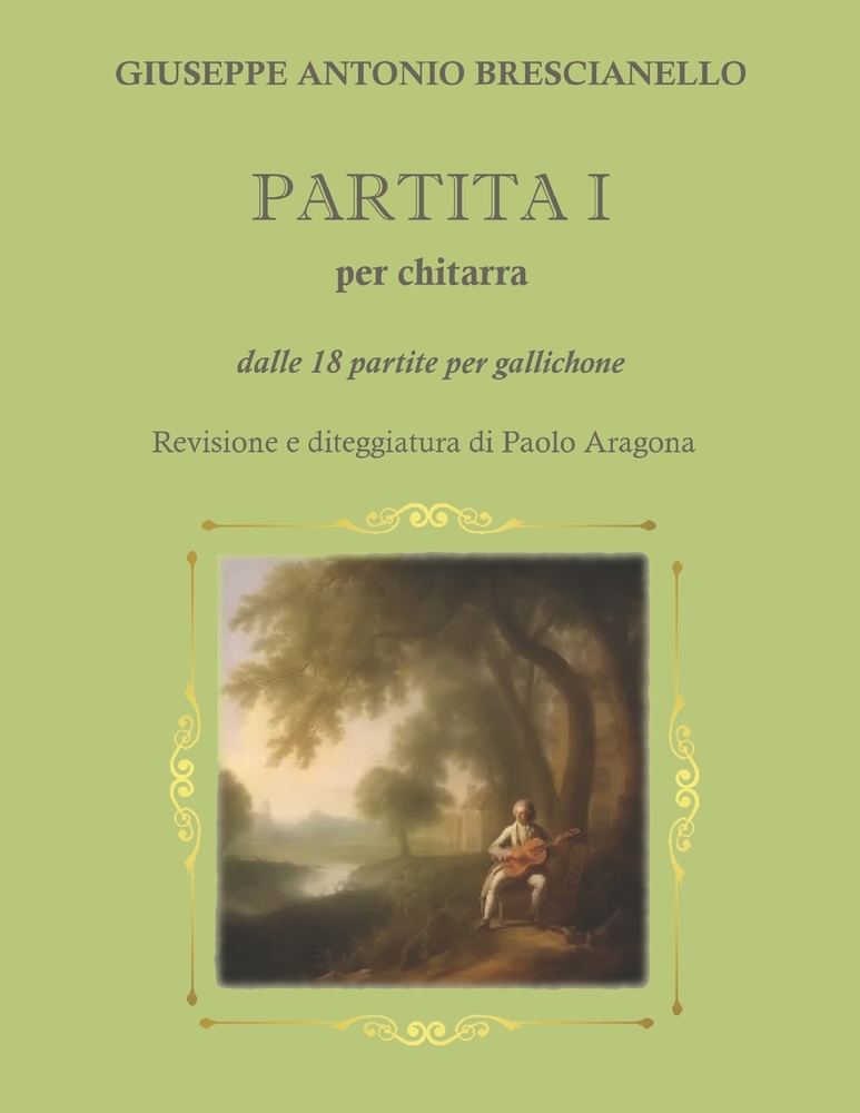 PARTITA I per chitarra: dalle 18 partite per gallichone cover