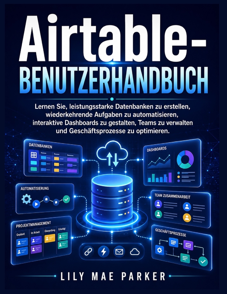 Airtable-Benutzerhandbuch: Lernen Sie, leistungsstarke Datenbanken zu erstellen, wiederkehrende Aufgaben zu automatisieren, interaktive Dashboards zu cover