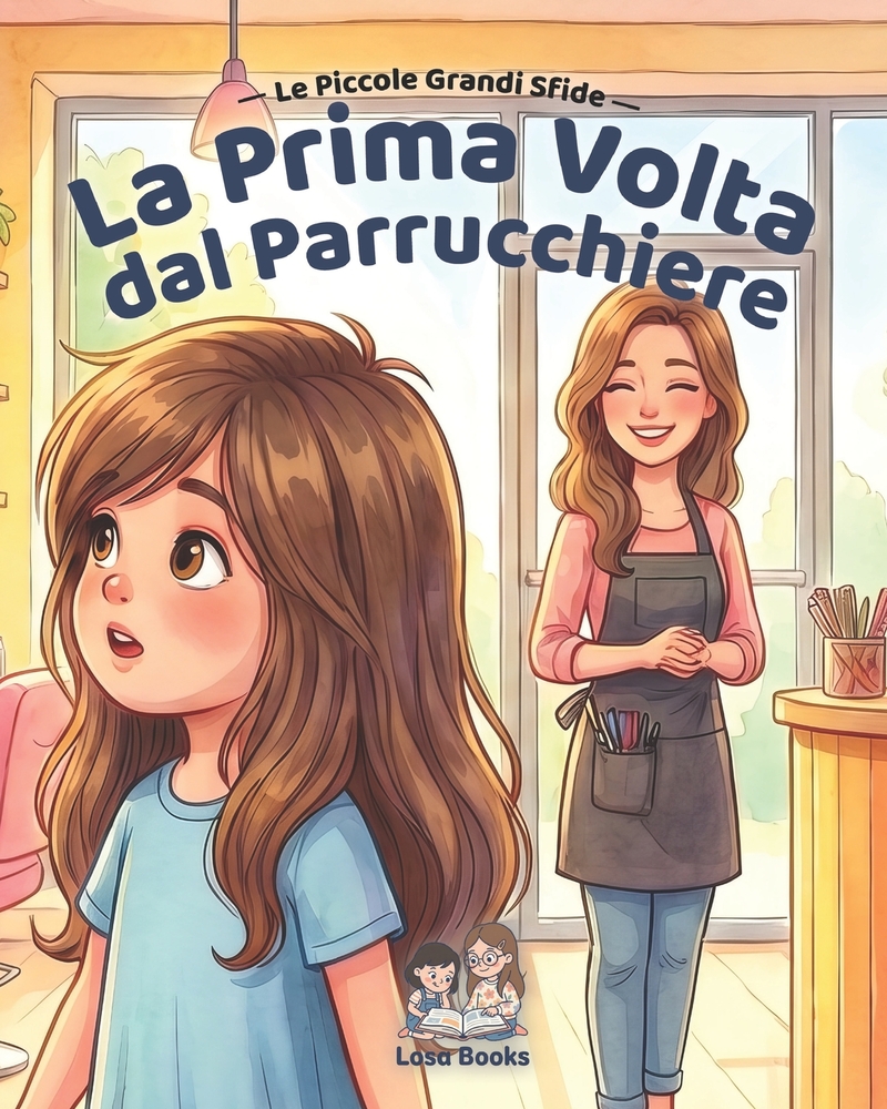 La prima volta dal parrucchiere: Una storia per aiutare i bambini ad affrontare il primo taglio di capelli cover