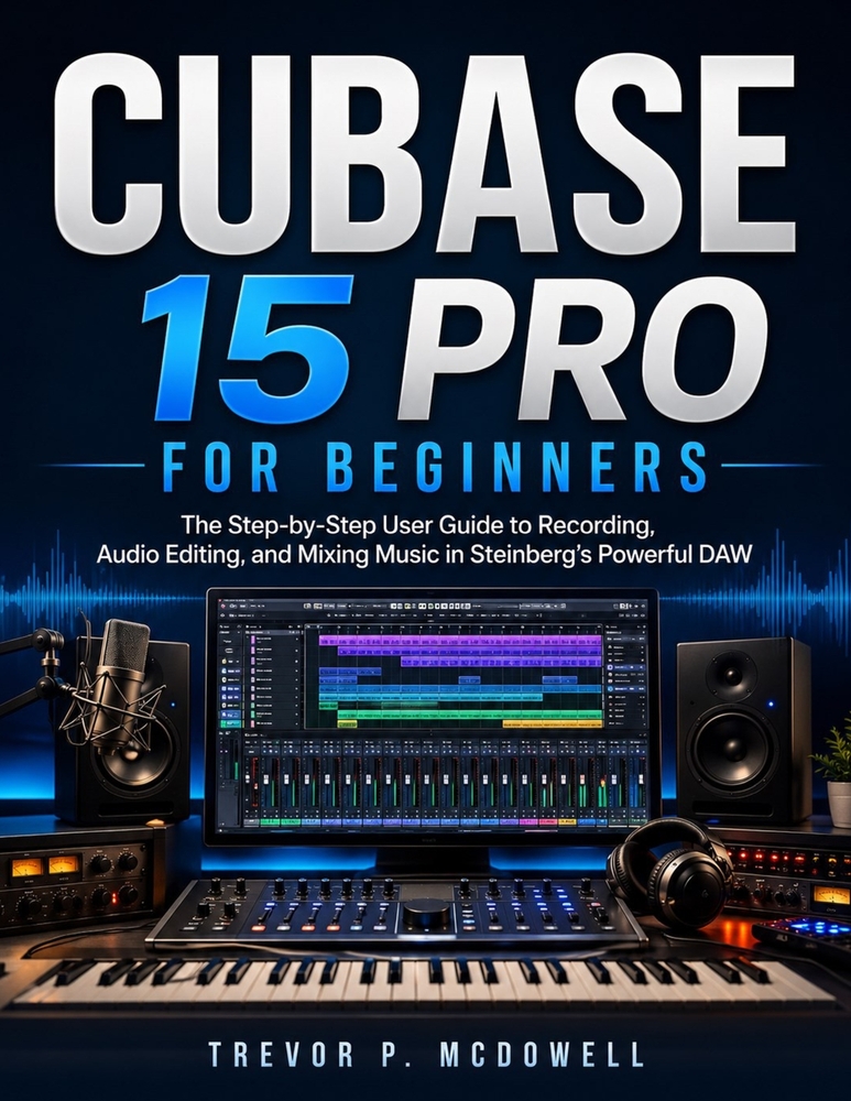 Cubase 15 Pro for Beginners: The Step-by-Step User Guide to Recording, Audio Editing, and Mixing Music in Steinberg's Powerful DAW cover