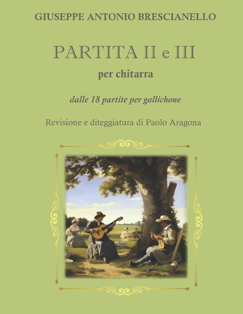 PARTITA II e III per chitarra: dalle 18 partite per gallichone cover