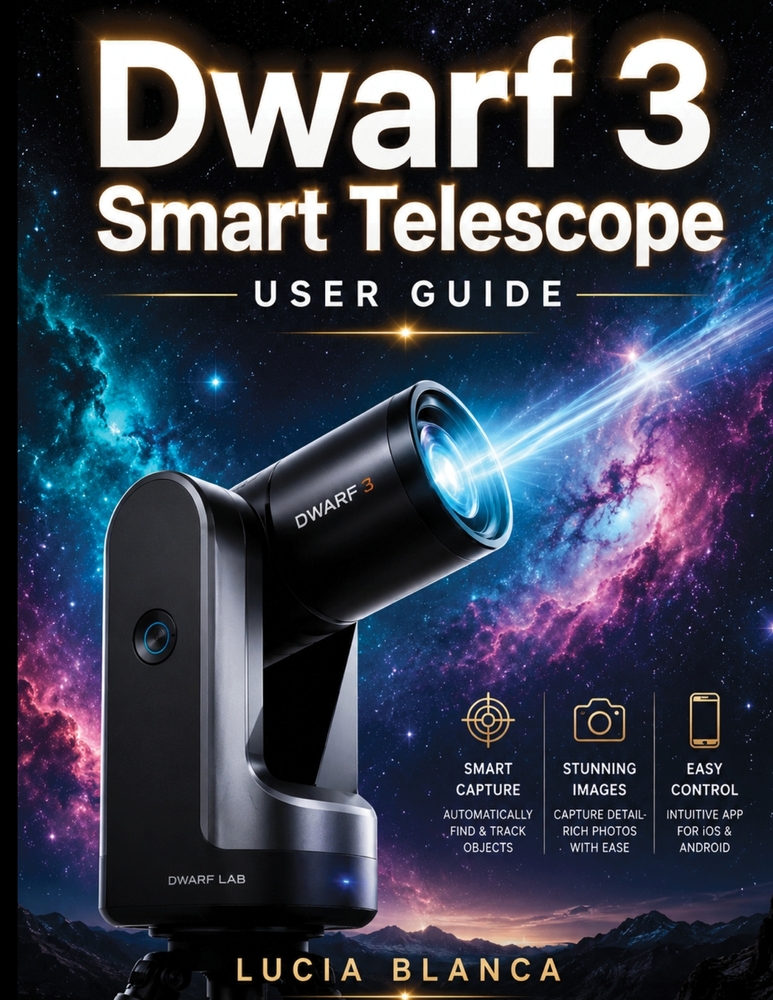 Dwarf 3 Smart Telescope User Guide: The Definitive Step-by-Step Resource for Dwarf 3 Users: Setup, Smart Features, Deep-Sky Imaging, and Post-Processi cover