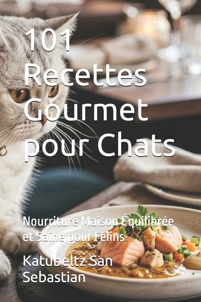 101 Recettes Gourmet pour Chats: Nourriture Maison Équilibrée et Saine pour Félins cover