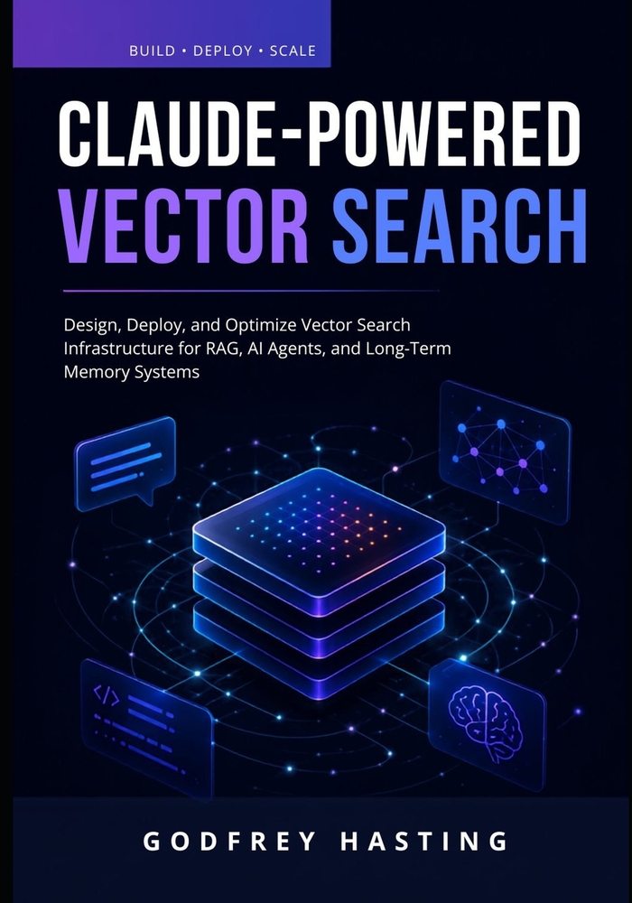 Claude-Powered Vector Search: Design, Deploy, and Optimize Vector Search Infrastructure for RAG, AI Agents, and Long-Term Memory Systems cover