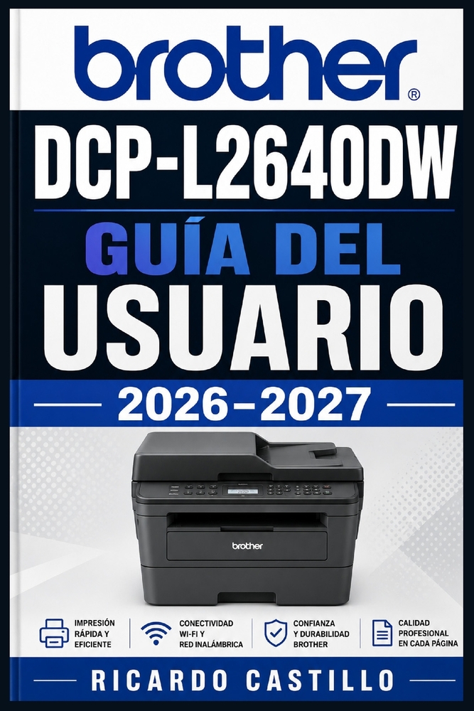 Brother DCP-L2640DW Guía del Usuario 2026-2027: Instrucciones Completas de Configuración, Funciones Inalámbricas y Solución de Problemas para Impresió cover