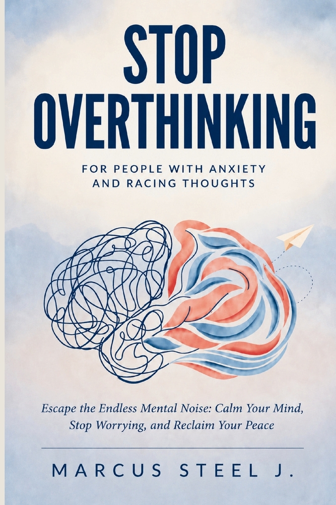 Stop Overthinking for People with Anxiety and Racing Thoughts: Escape the Endless Mental Noise: Calm Your Mind, Stop Worrying, and Reclaim Your Peace cover