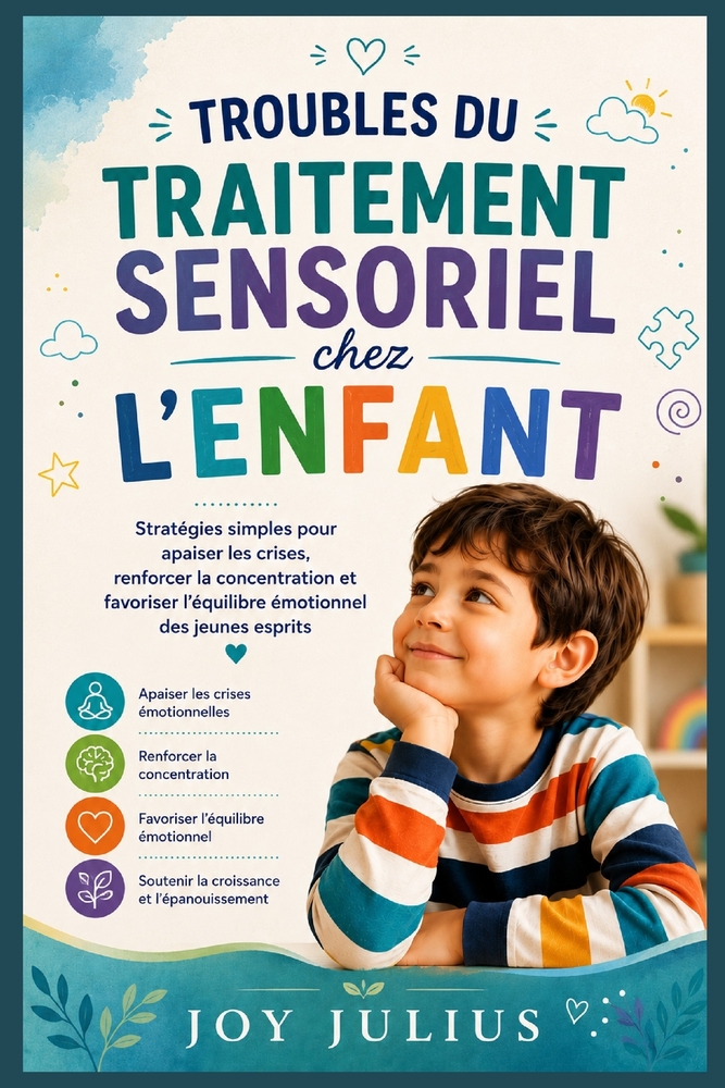 TROUBLES DU TRAITEMENT SENSORIEL chez L'ENFANT: Stratégies simples pour apaiser les crises, renforcer la concentration et favoriser l'équilibre émotio cover