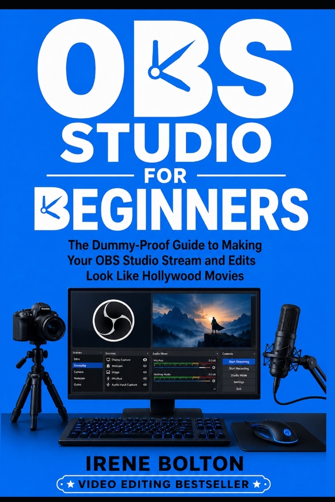 OBS Studio For Beginners: The Dummy-Proof Guide to Making Your OBS Studio Stream and Edits Look Like Hollywood Movies cover