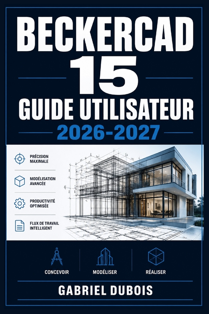 BeckerCAD 15 Guide Utilisateur 2026-2027: Maîtrisez le Dessin Technique et les Fonctions Avancées pour Architectes, Ingénieurs et Concepteurs cover