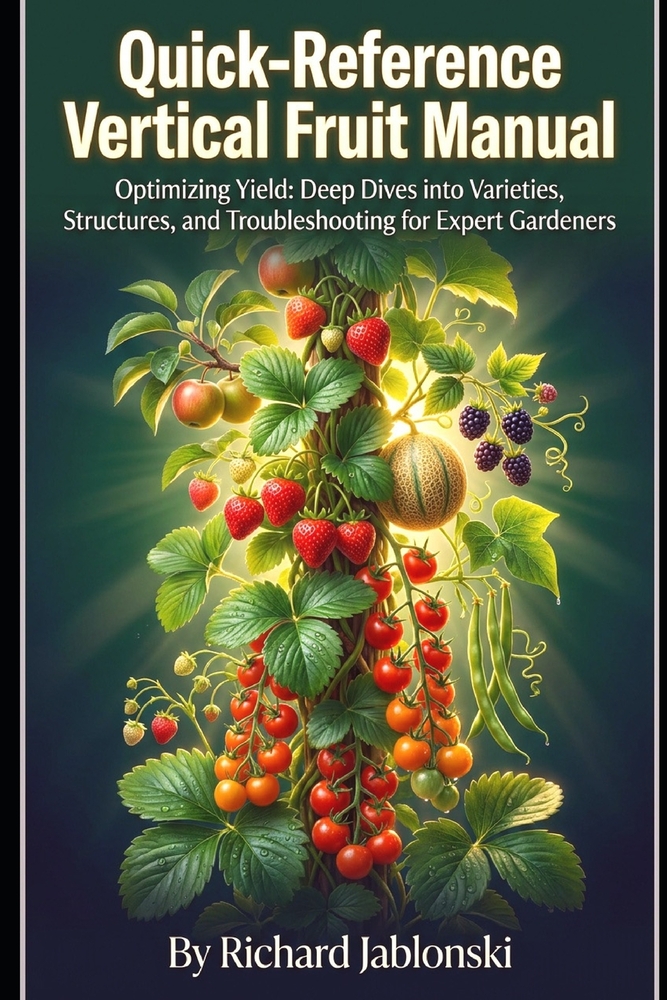 Quick-Reference Vertical Fruit Manual: Optimizing Yield: Deep Dives into Varieties, Structures, and Troubleshooting for Expert Gardeners cover
