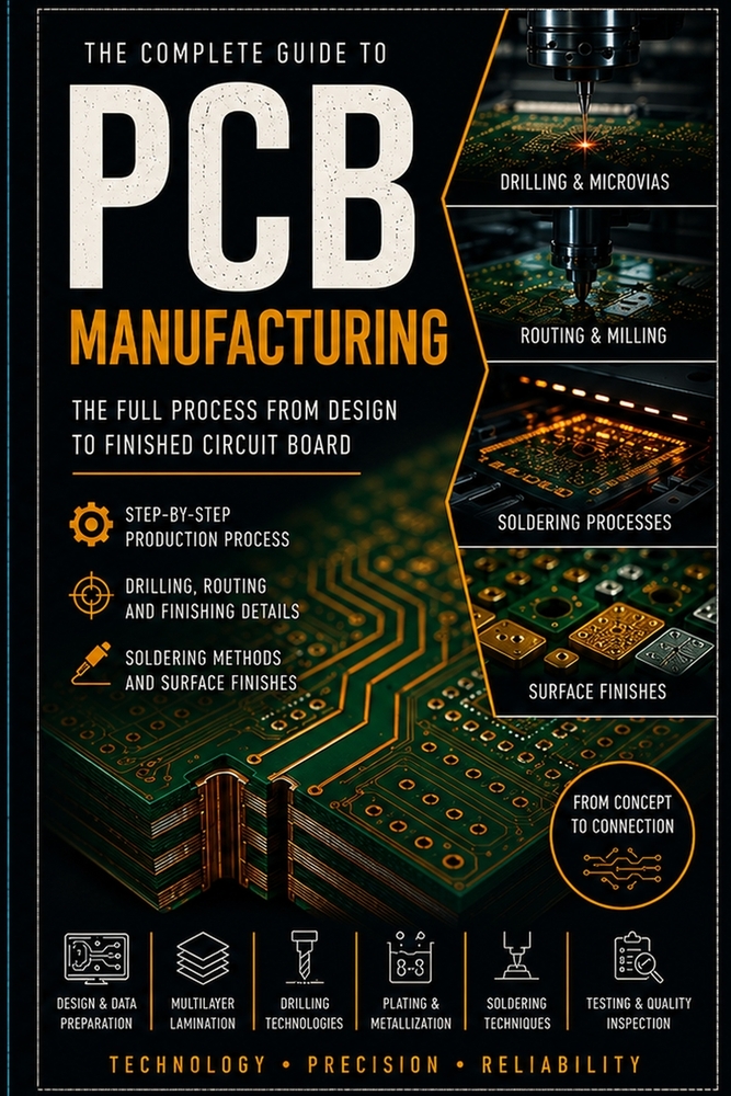 PCB Production & Manufacturing: From Design Files to Real Electronic Products cover