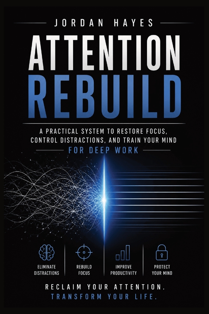Attention Rebuild: A Practical System to Restore Focus, Control Distractions, and Train Your Mind for Deep Work cover