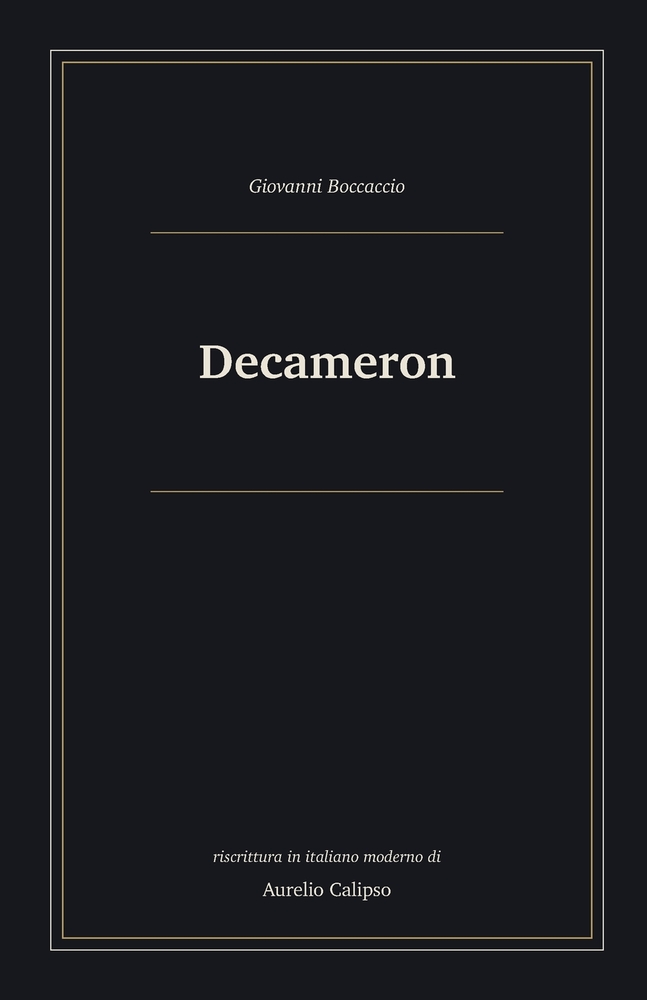 Decameron: Riscrittura in italiano moderno cover