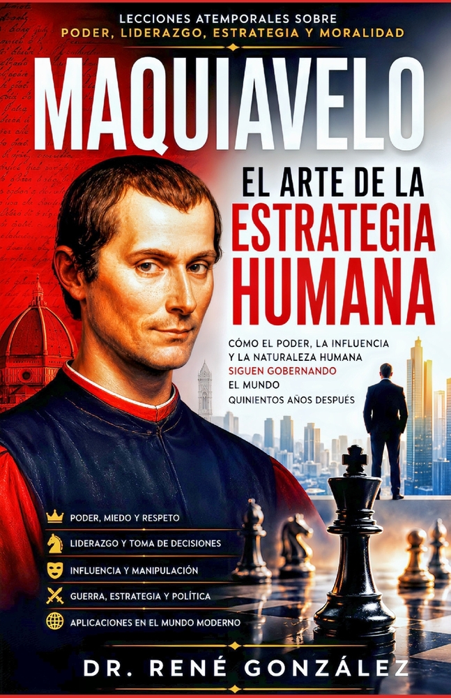 Maquiavelo: El Arte de la Estrategia: Cómo el poder, la influencia y la naturaleza humana siguen gobernando el mundo quinientos años después cover