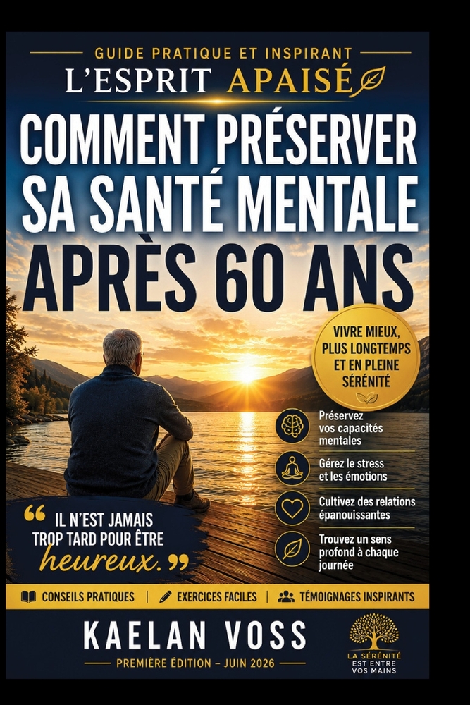 L'esprit apaisé: Comment préserver sa santé mentale après 60 ans cover