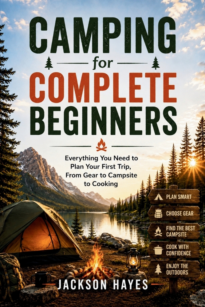 Camping for Complete Beginners: Everything You Need to Plan Your First Trip, From Gear to Campsite to Cooking cover